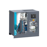 Thumbnail of Atlas Copco GA 15 air compressor cutaway showing internal components  - 8153653897